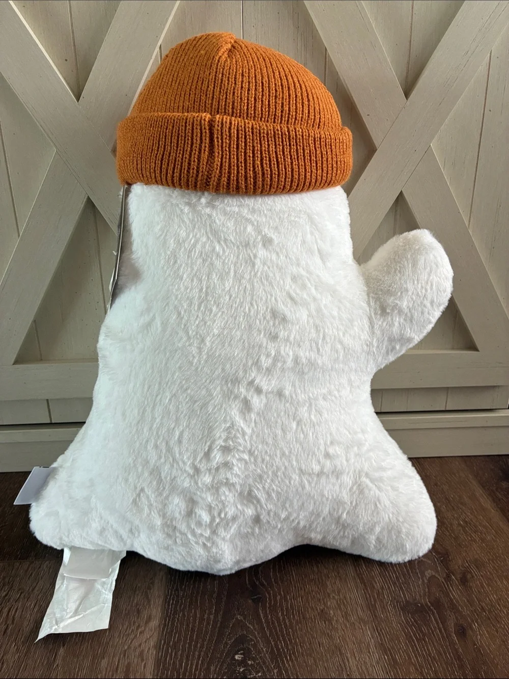 Martha Stewart Halloween Ghost Pillow holding Football plush NWT TikTok Viral